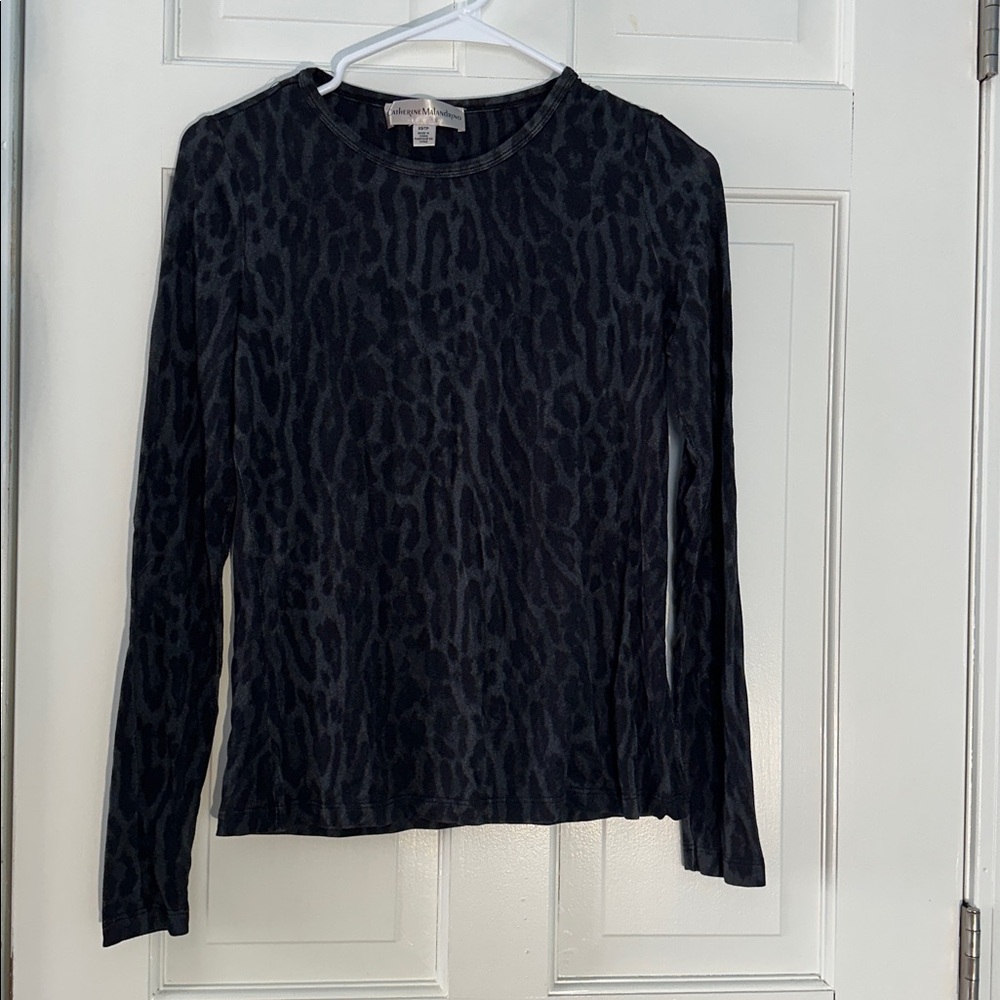 Like New Catherine Malandrino Leopard Print Top size XS